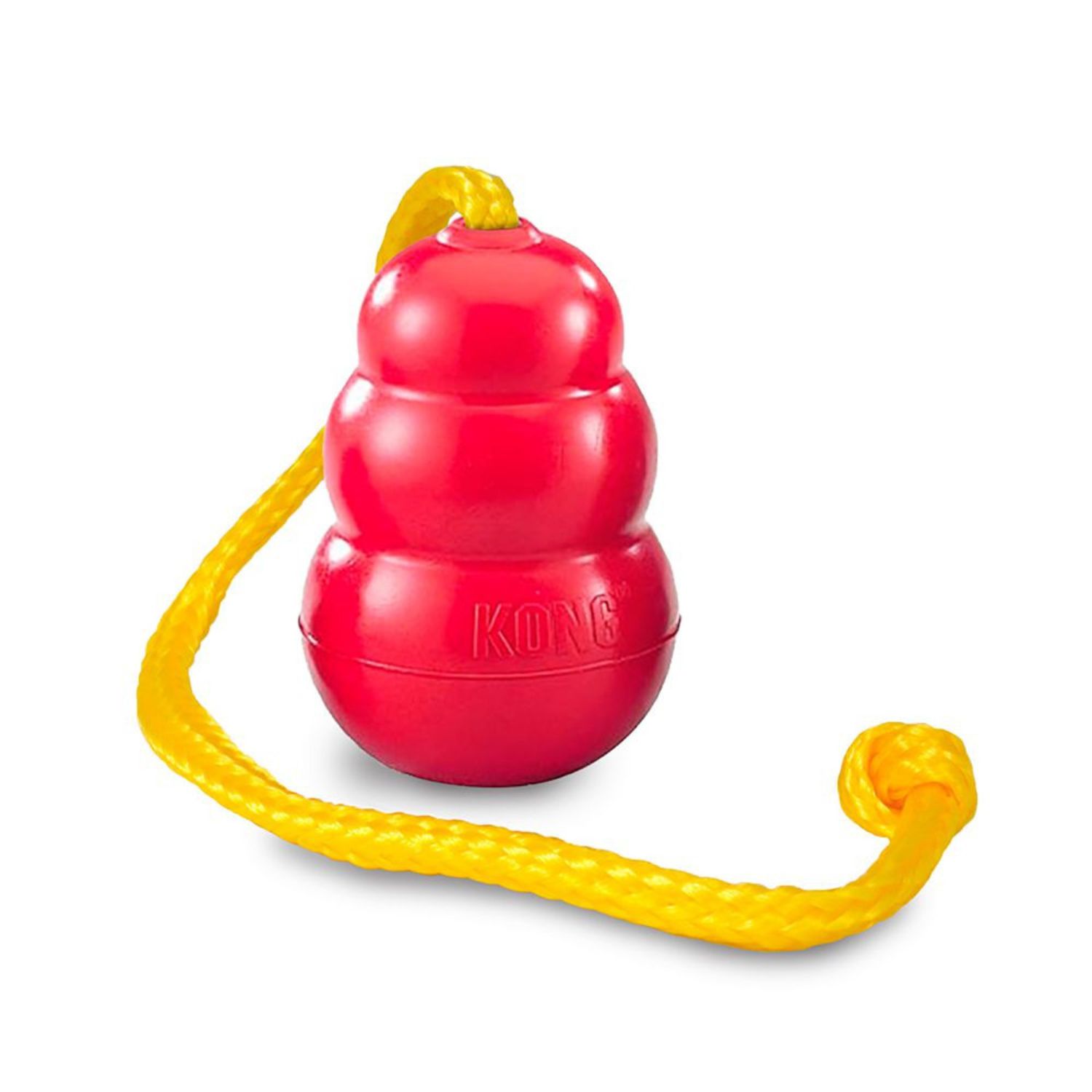 Kong Classic with Rope - Zabawka Dla Psa z Liną - obrazek 2