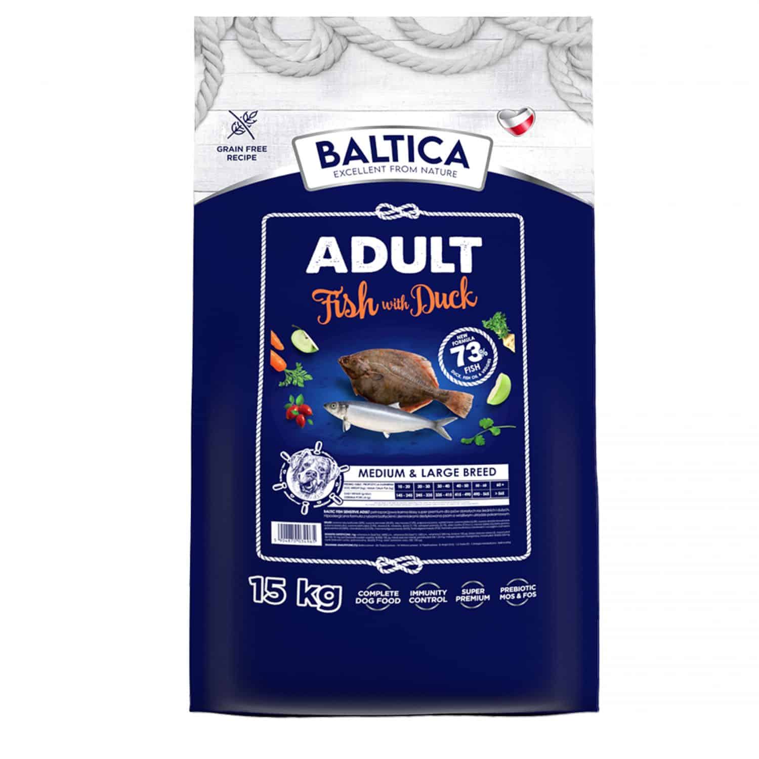 Baltica Adult Baltic Fish with Duck M - obrazek 4
