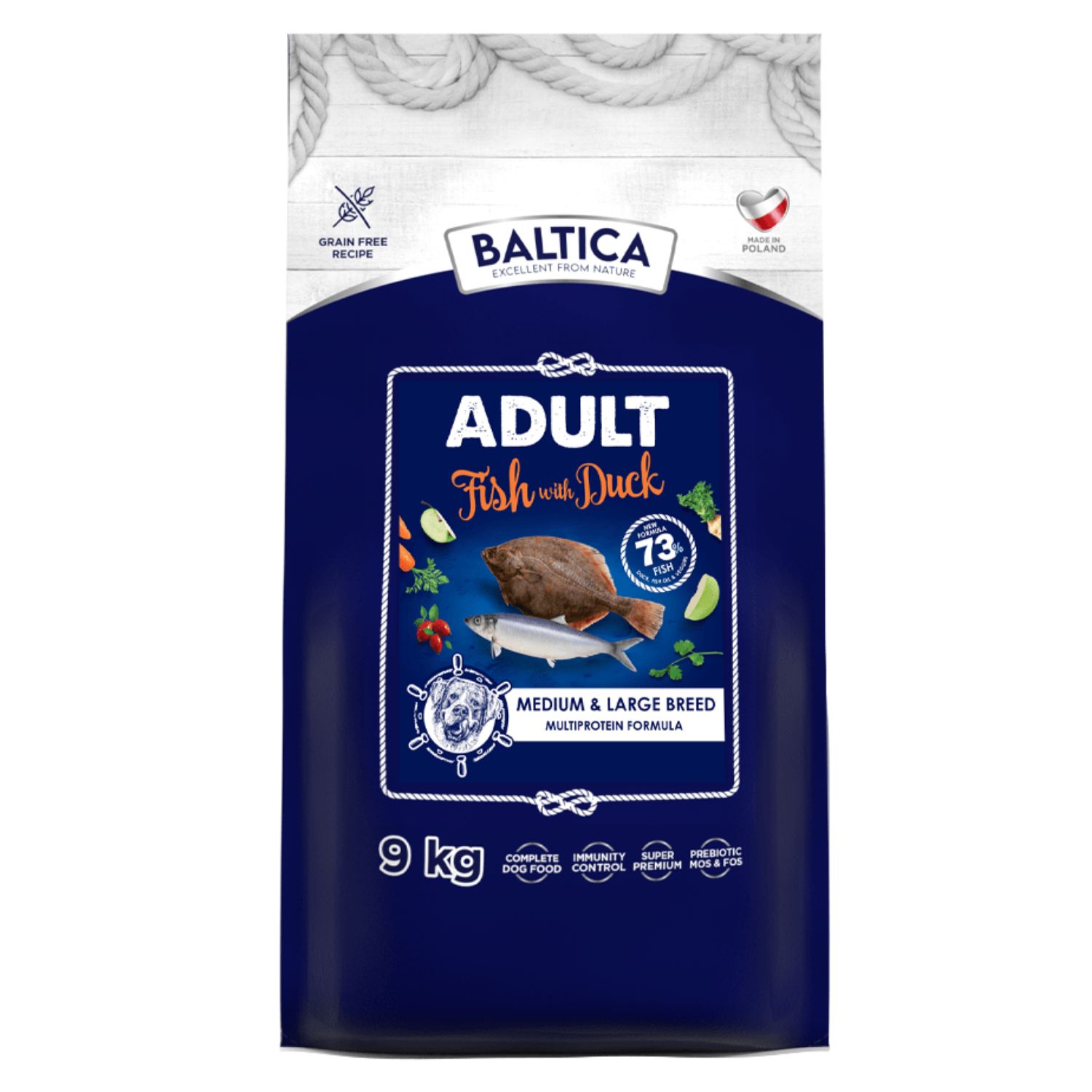 Baltica Adult Baltic Fish with Duck M - obrazek 3