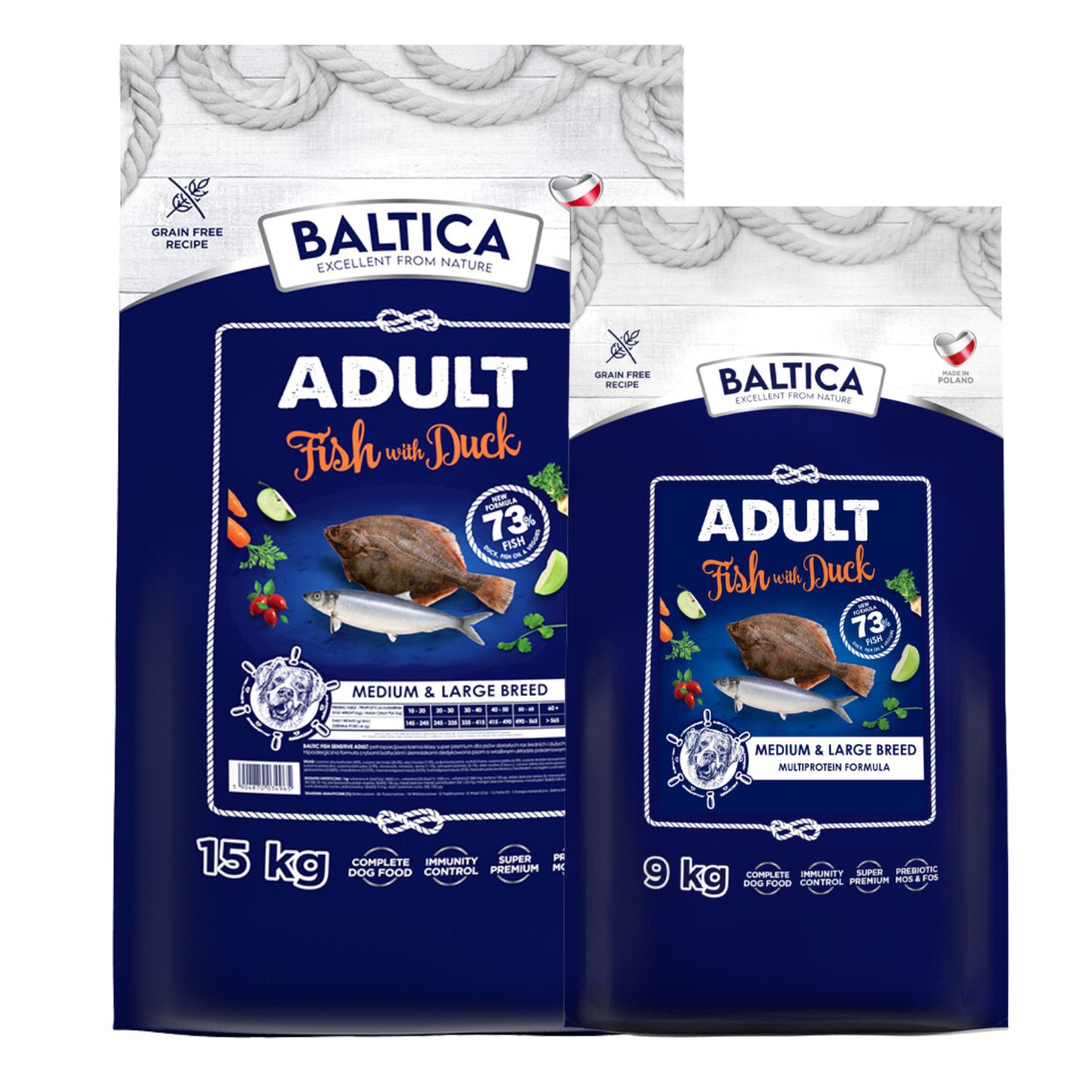 Baltica Adult Baltic Fish with Duck M - obrazek 5