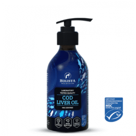 HolistaPets Cod Liver Oil 250ml Tran Dla Psa I Kota