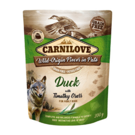 CARNILOVE DOG POUCH DUCK&TIMOTHY GRASS