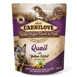 CARNILOVE DOG POUCH QUAIL&YELLOW CARROT