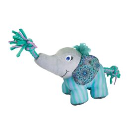 Kong Knots Carnival Elephant S/M- Ze sznurem
