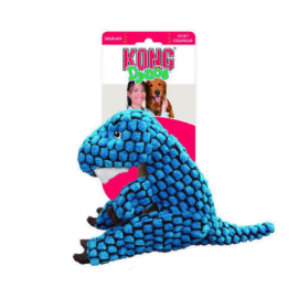 KONG Zabawka RDY11E Dynos T-Rex Blue L