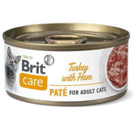 Brit Care Kot Turkey With Ham Mokra Karma z Indykiem i Szynką 70g