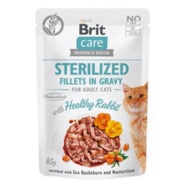 Brit Care Cat Sterilised Królik Saszetka 85 g