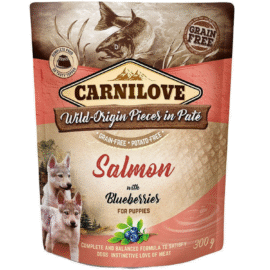 Carnilove Puppy Karma z Łososiem i Borówkami 300g