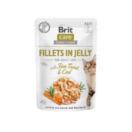 BRIT Care Cat GF Trout & Cod Pstrąg Dorsz Galaretka 85g
