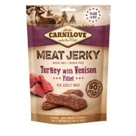 Carnilove Jerky Snack Turkey With Venison Fillet 100g