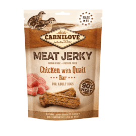 Carnilove Jerky Chicken With Quail Bar 100g