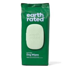 Earth Rated Dog Wipes Chusteczki Lawendowe 100 szt