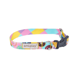 Amiplay Obroża regulowana Be Happy Donut S