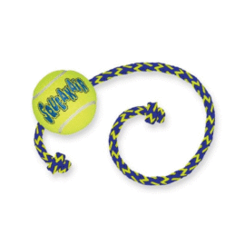 Kong Air Squeaker Ball Na Sznurze