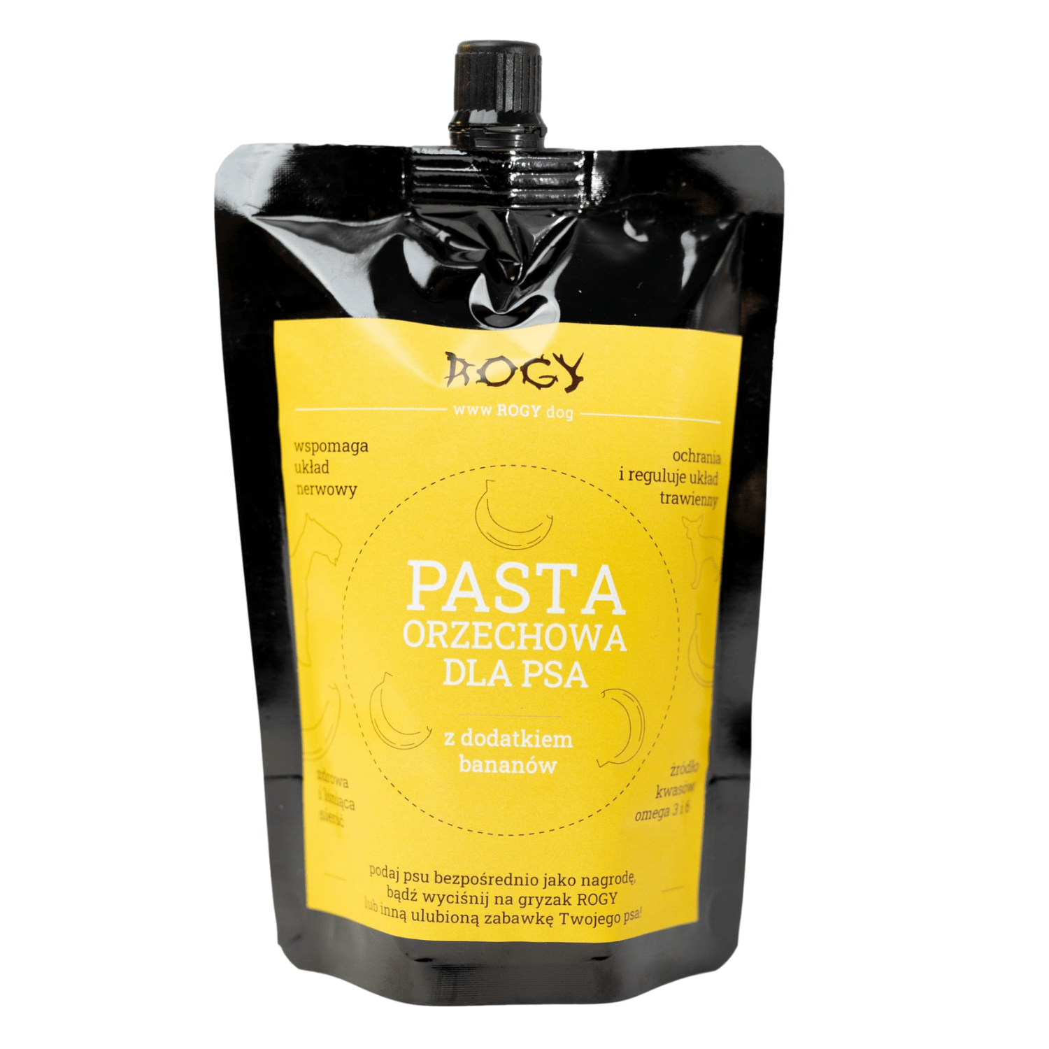 Rogy Pasta Orzechowa z bananem 300g