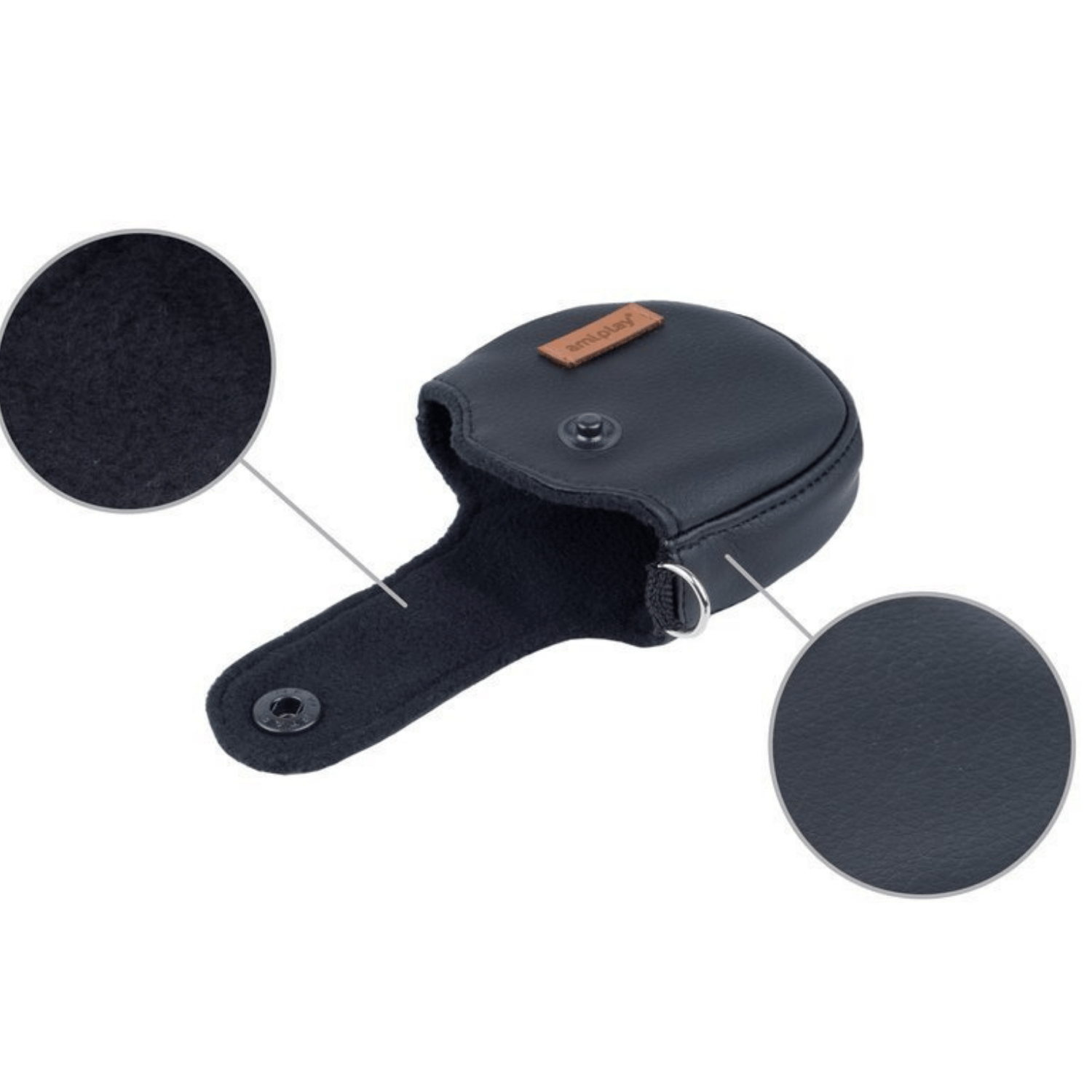 Amiplay Smycz Automatyczna Infini Lincoln Czarny - obrazek 3