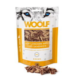 Woolf Soft Chicken With Cod Sandwich 100g
