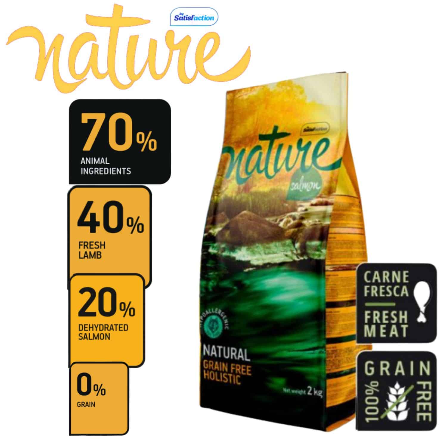 Nature Salmon Natural Grain Free Holistic - obrazek 3