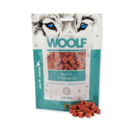 Woolf Duck Chunkies Kwadraciki z Kaczki dla Psa 100g