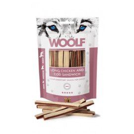 Woolf Long Chicken and Cod Sandwich 100g