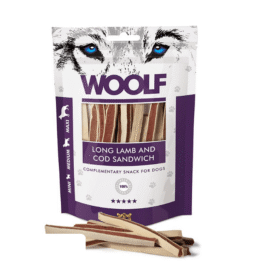 Woolf Soft Lamb Cod Sandwich Long 100g