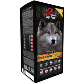 Alpha Spirit Dog Free Range Poultry (45x200G) 9Kg