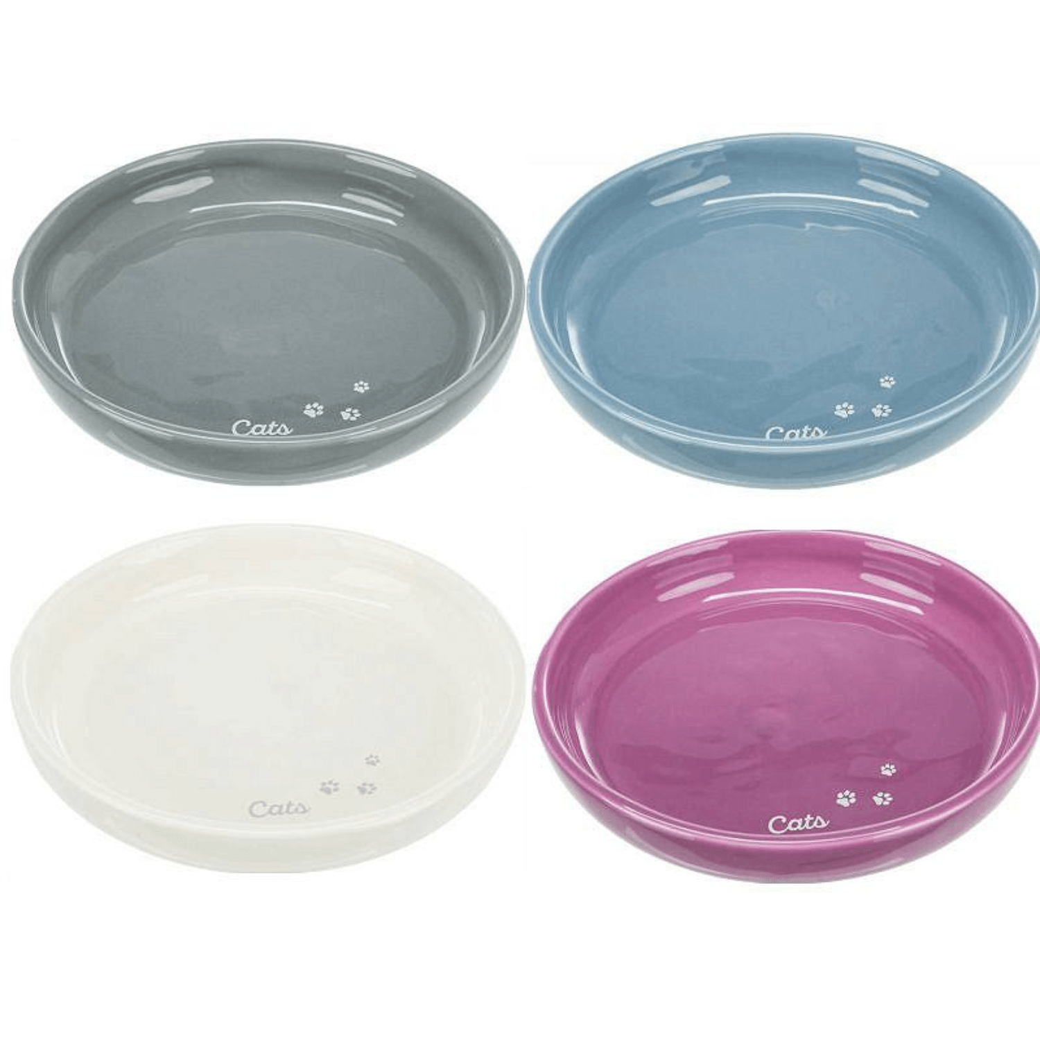 Trixie Miska Ceramiczna dla Kota poj 0,35l mix kolorów - obrazek 3