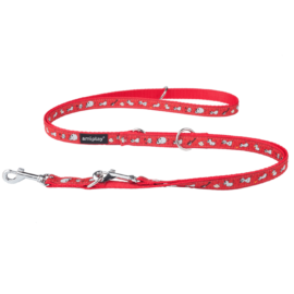 Amiplay Smycz 6 in 1 Wink L 1-2m Czerwony