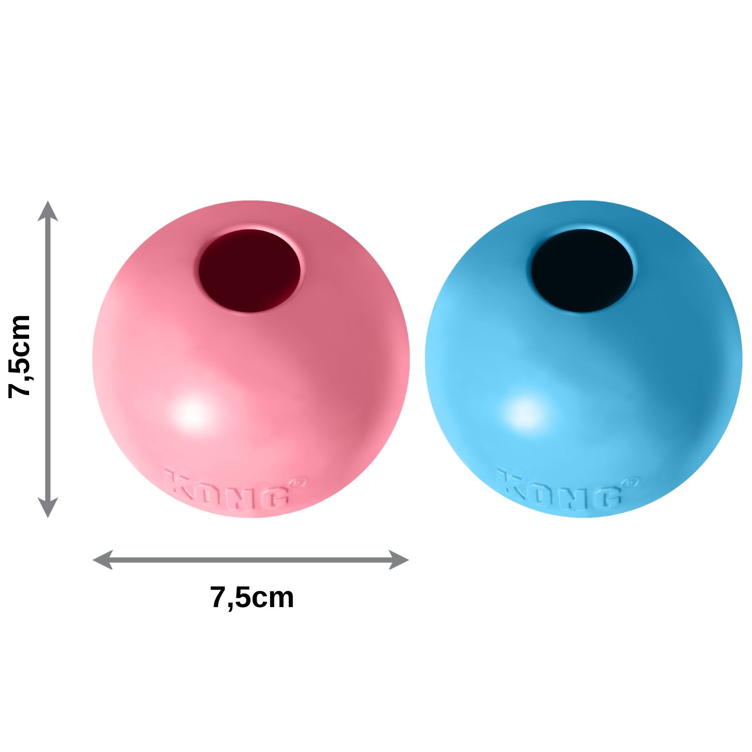 Kong Puppy Ball w/Hole - obrazek 3