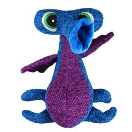 Kong Woozles Blue M -Wzmocniona Zabawka z Piszczałkami