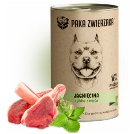 Paka Zwierzaka Jagnięcina i Jabłko z Miętą 400g