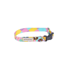 Amiplay Obroża regulowana Be Happy Donut