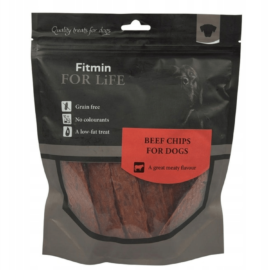 Fitmin Dog Treat Beef Chips 400g