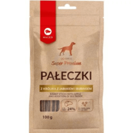 Maced Pałeczki z Królika Jabłkiem i Burakiem 100g
