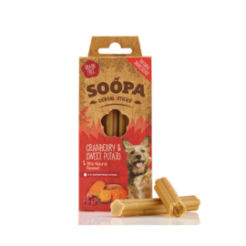 Soopa Dental Stick Żurawina i Batat 100g