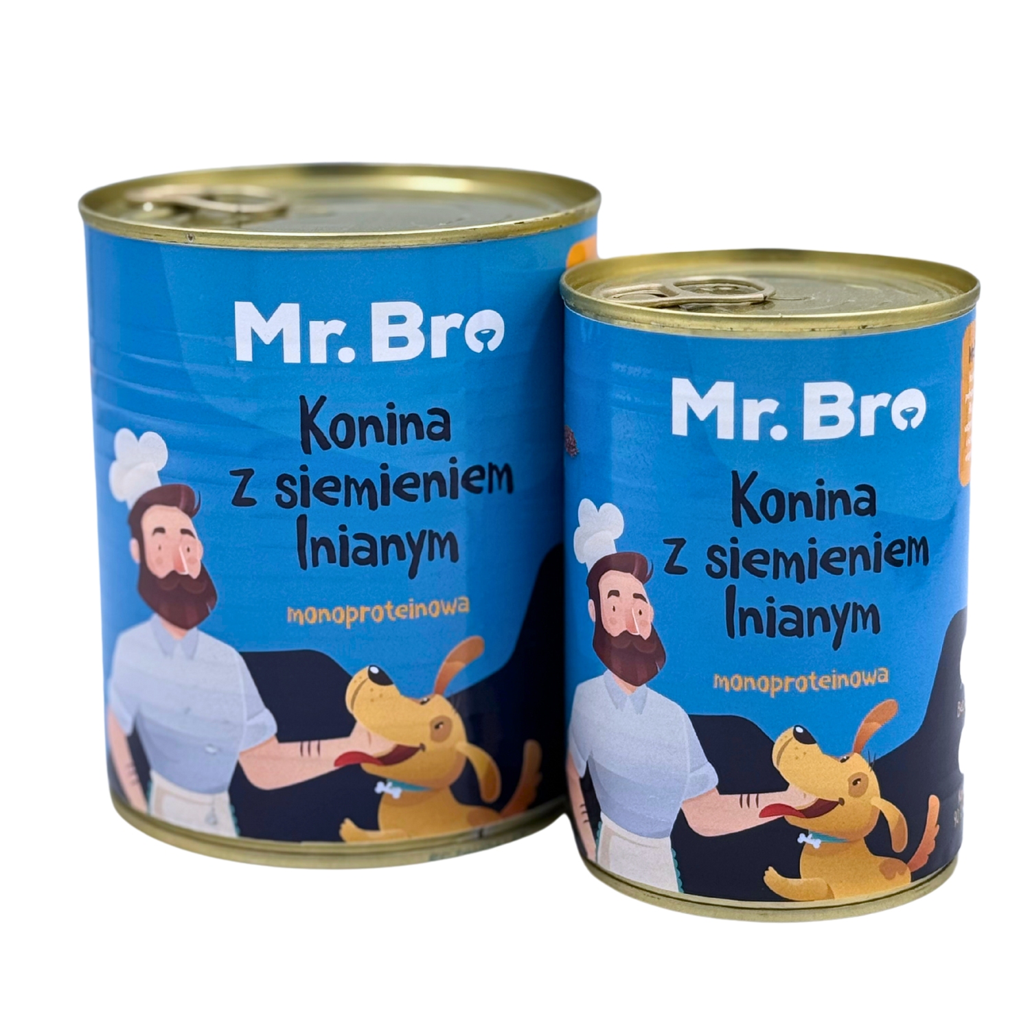 Mr. Bro Konina z Siemieniem Lnianym 400g -Monoproteinowa - obrazek 4
