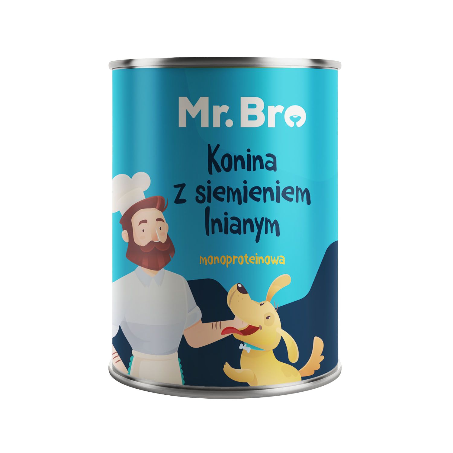Mr. Bro Konina z Siemieniem Lnianym 400g -Monoproteinowa