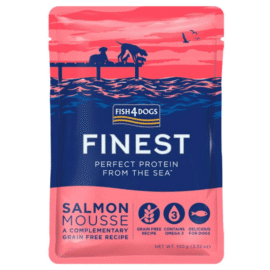 Fish4Dogs Finest Mus z Łososia 100g
