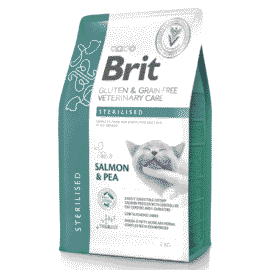 Brit GF Veterinary Care Cat Sterilised Salmon&Pea