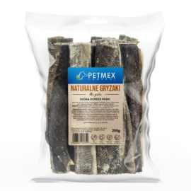 PETMEX - Skóra z dorsza PASKI GRYZAK NATURALNY 200g