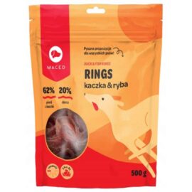 Maced Rings z Kaczką i Rybą 500g