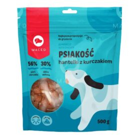 Maced Psiakość Hantelki Kostki z Kurczakiem 500g
