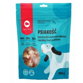 Maced Psiakość Kostki Wołowe Oblane Kaczką i Kurczakiem 500 g