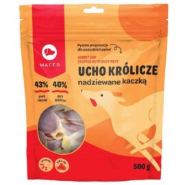 Maced Ucho Królicze Nadziewane Kaczką 500g