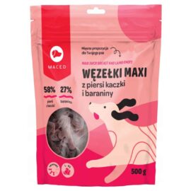 Maced Węzełki Maxi z Piersi Kaczki i Baraniny 12,5 cm /500g