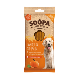 Soopa Jumbo Dental Stick Marchewka i Dynia 170g