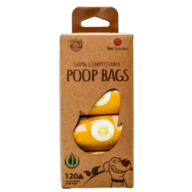 Poop Bags Worki na odchody kompostowalne 8x15 szt