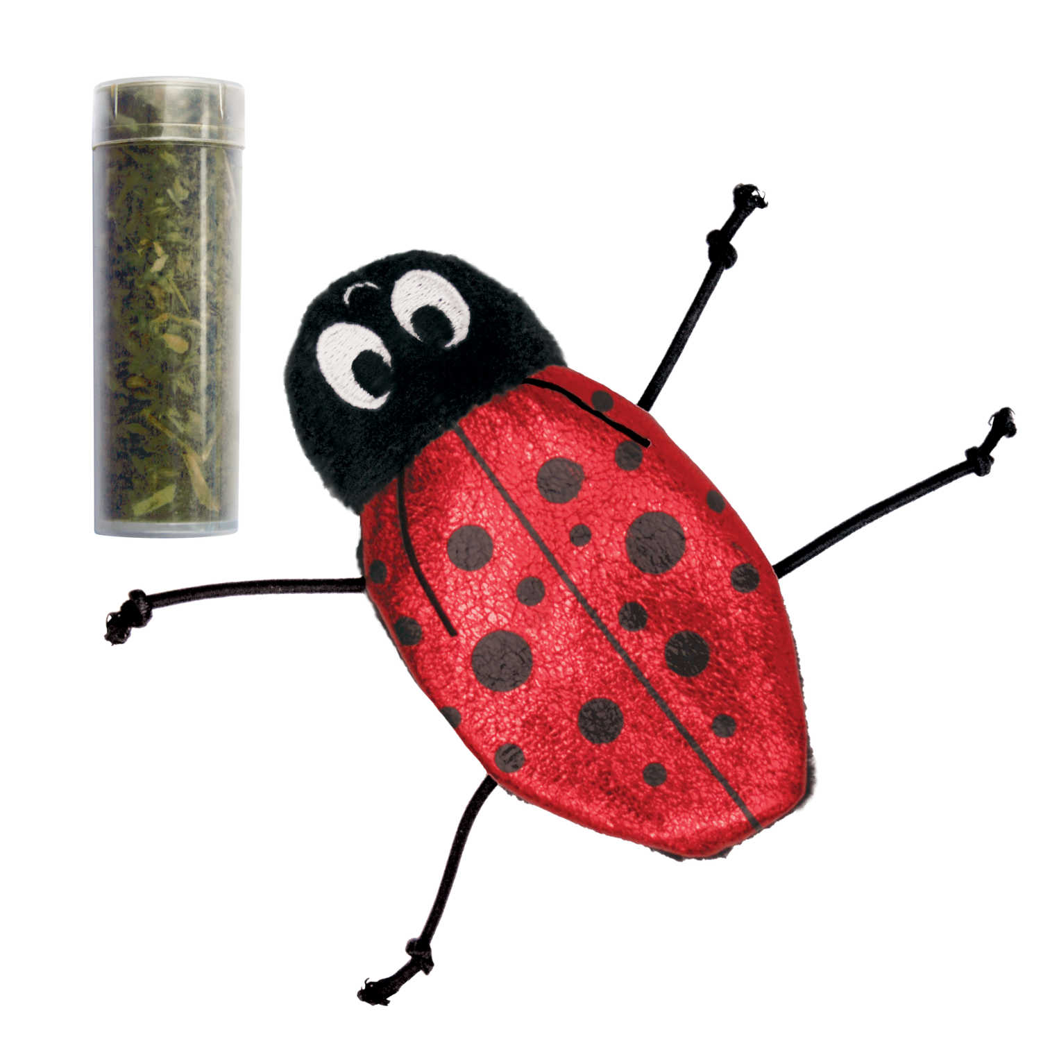 Kong Zabawka Dla Kota Refillables Ladybug - Biedronka - obrazek 2