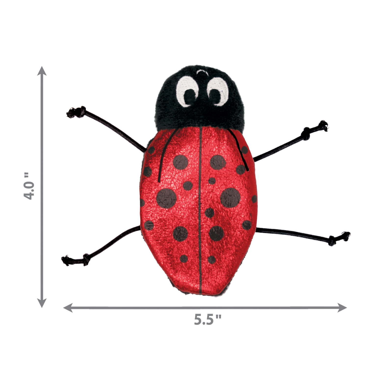 Kong Zabawka Dla Kota Refillables Ladybug - Biedronka - obrazek 3