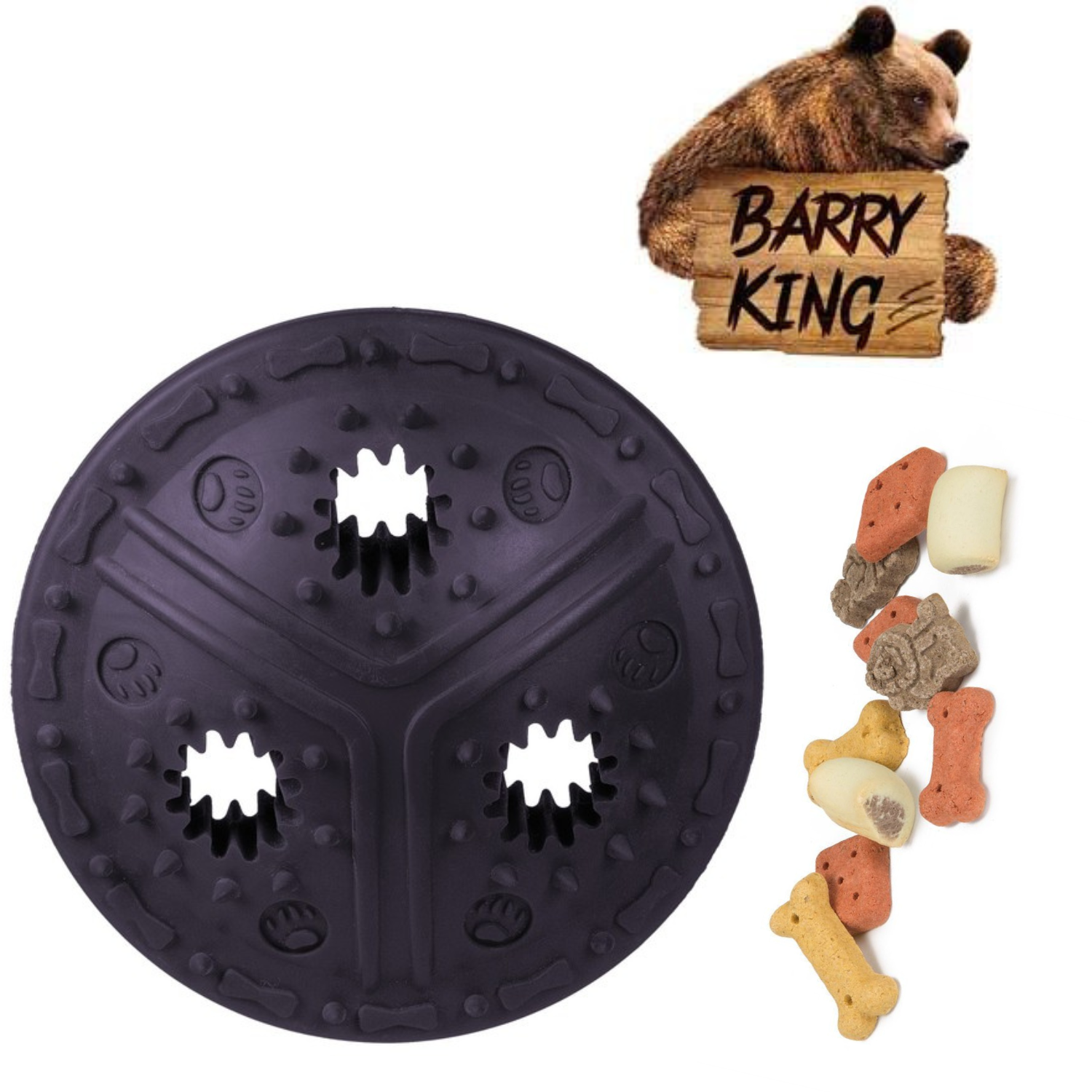 Barry King Dysk Na Przysmaki 11cm Czarny - obrazek 3